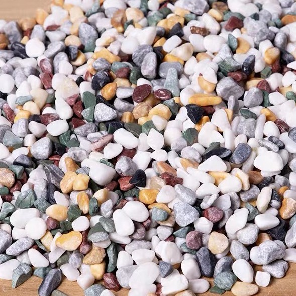 五种彩色机制石混Five Colors Machine-Made Stone Mix